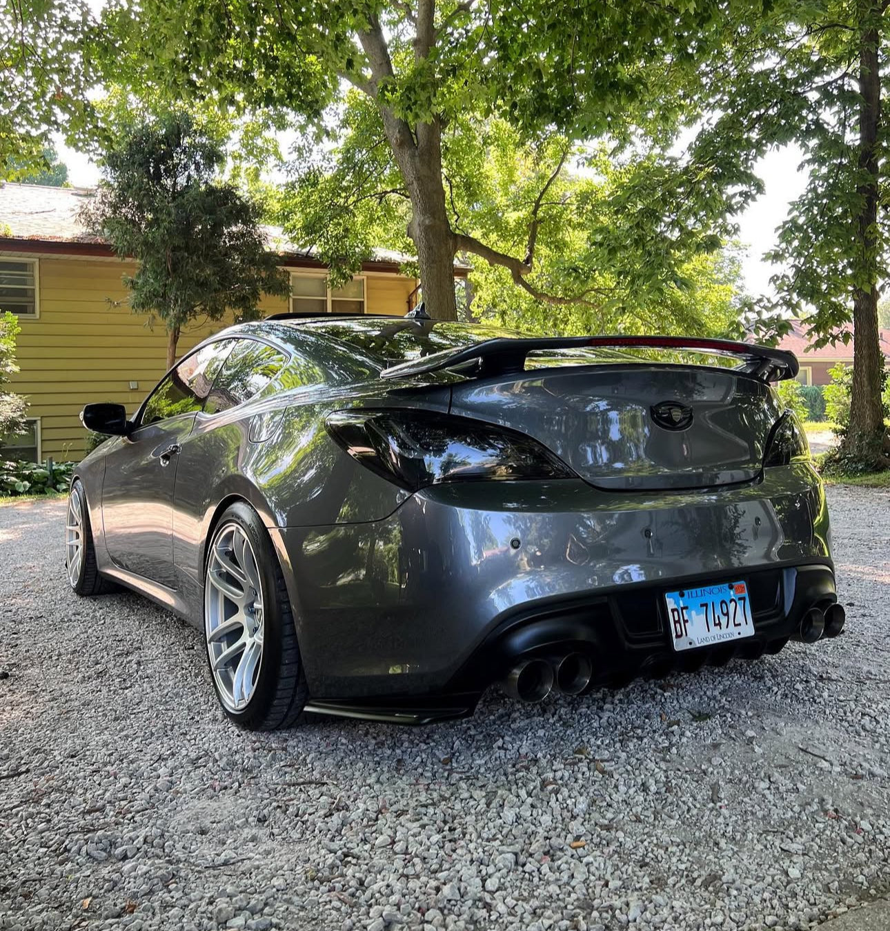 NTXGlow BLACK Eagle Eye Tail Lights (2010-2016 Hyundai Genesis Coupe)