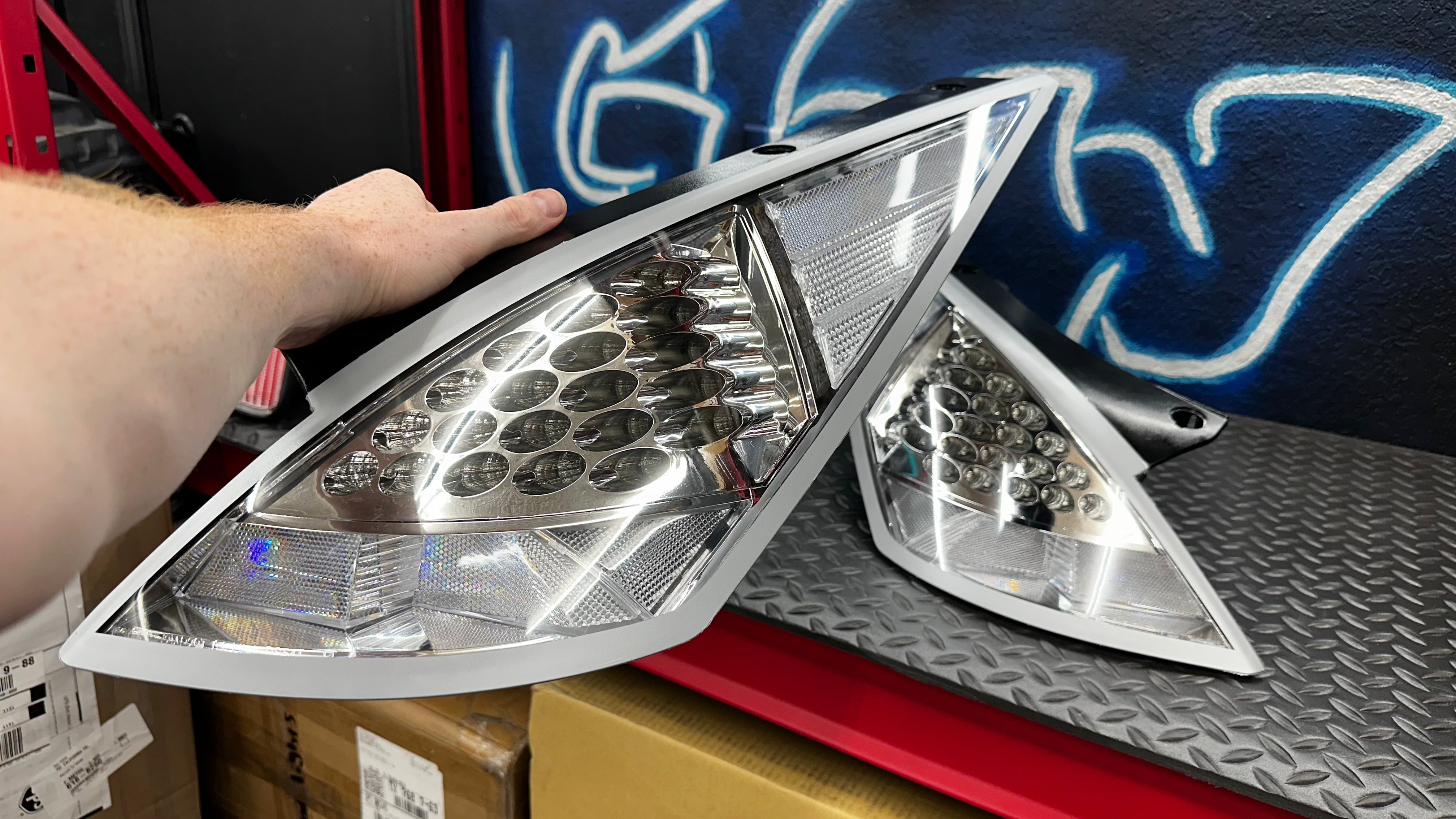 NTXGlow Custom Clear Tail Lights (Nissan 350Z)