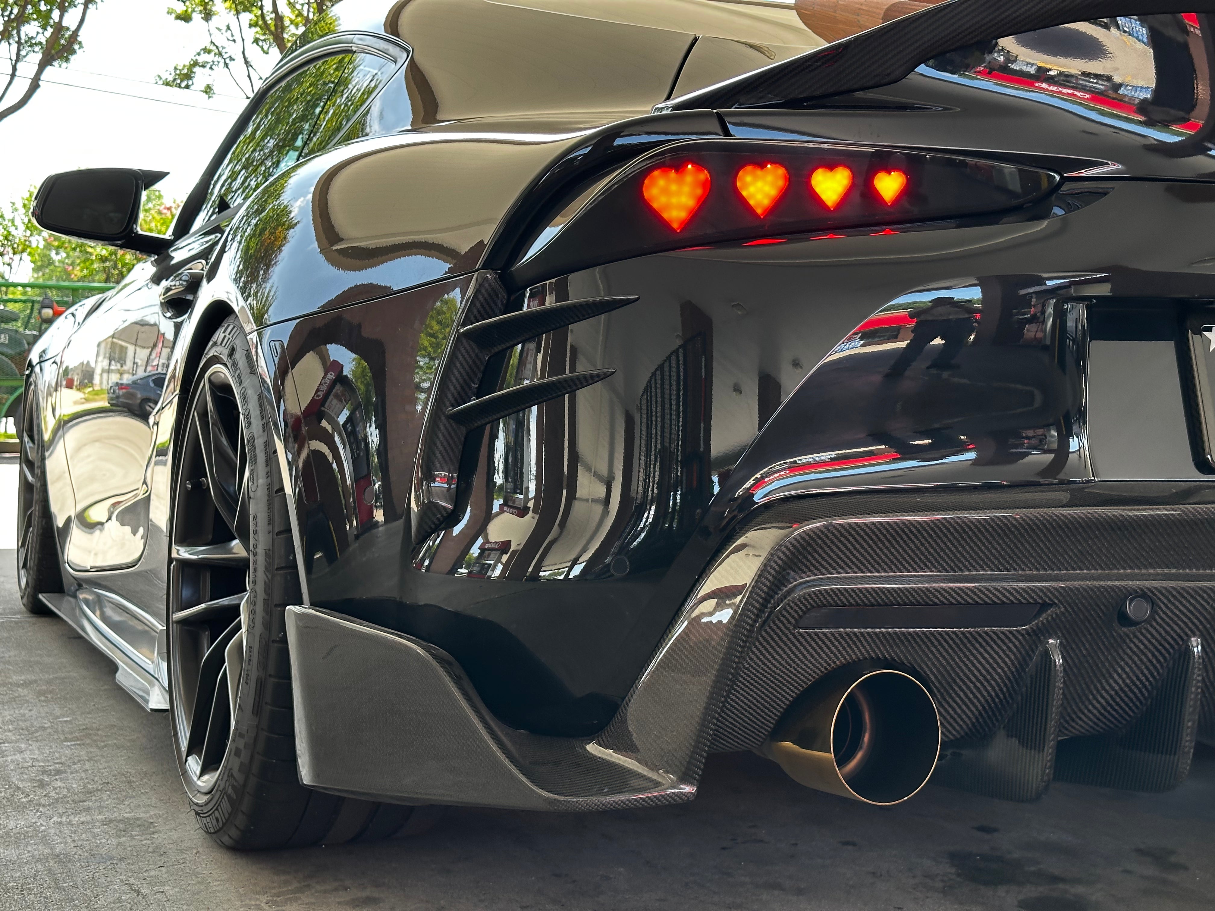 NTXGlow Heart Tail Lights (MK5 Toyota Supra)