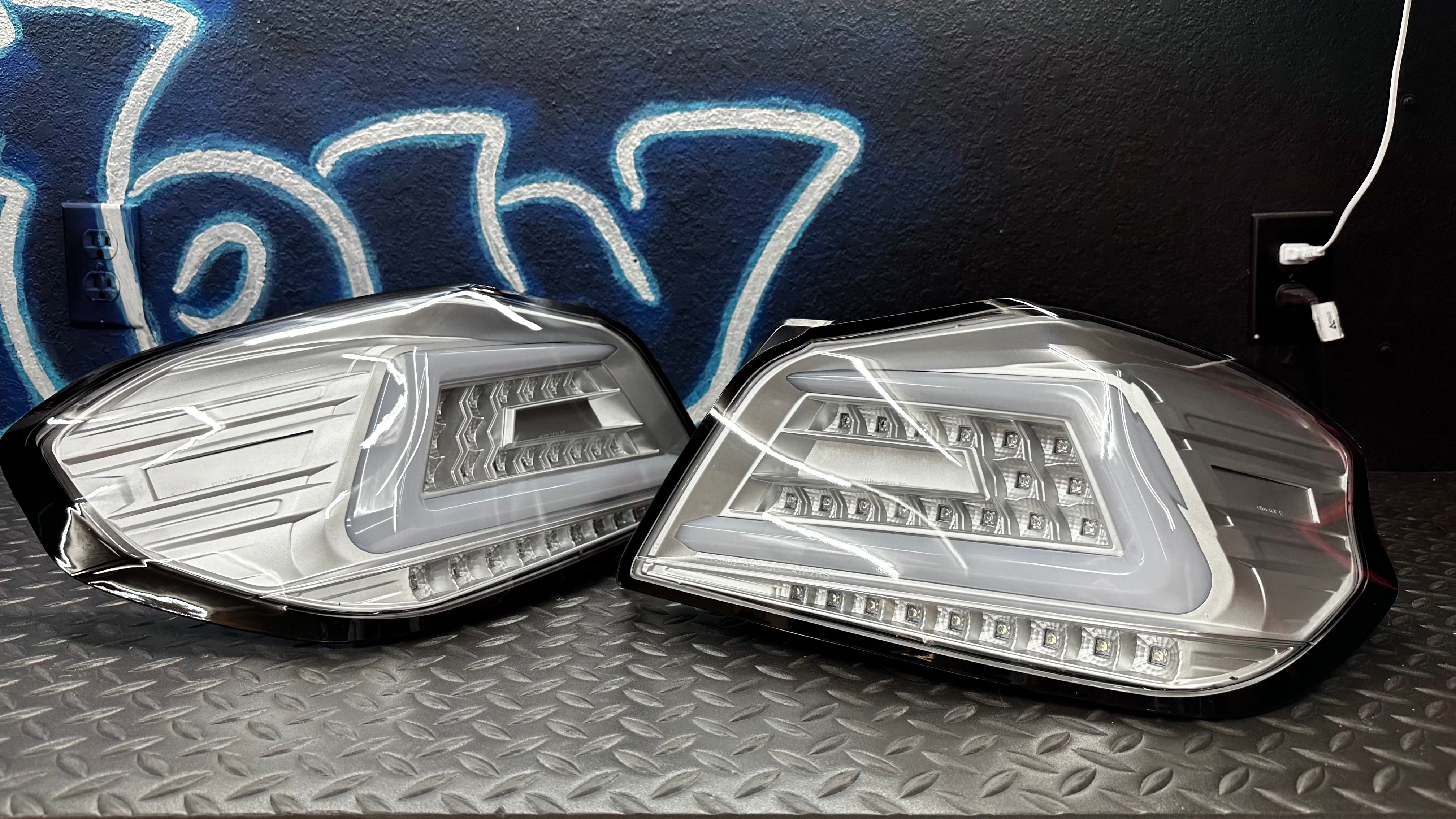 NTXGlow Clear Spec D Tail Lights (2015-2021 Subaru WRX)