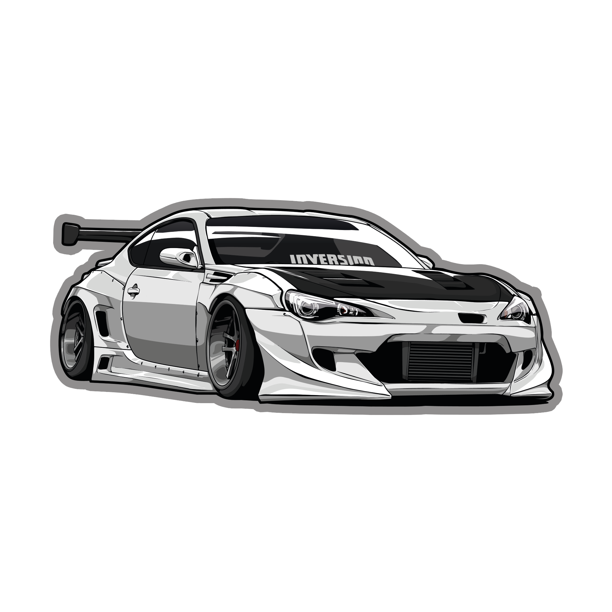 Breezy BRZ Car Sticker