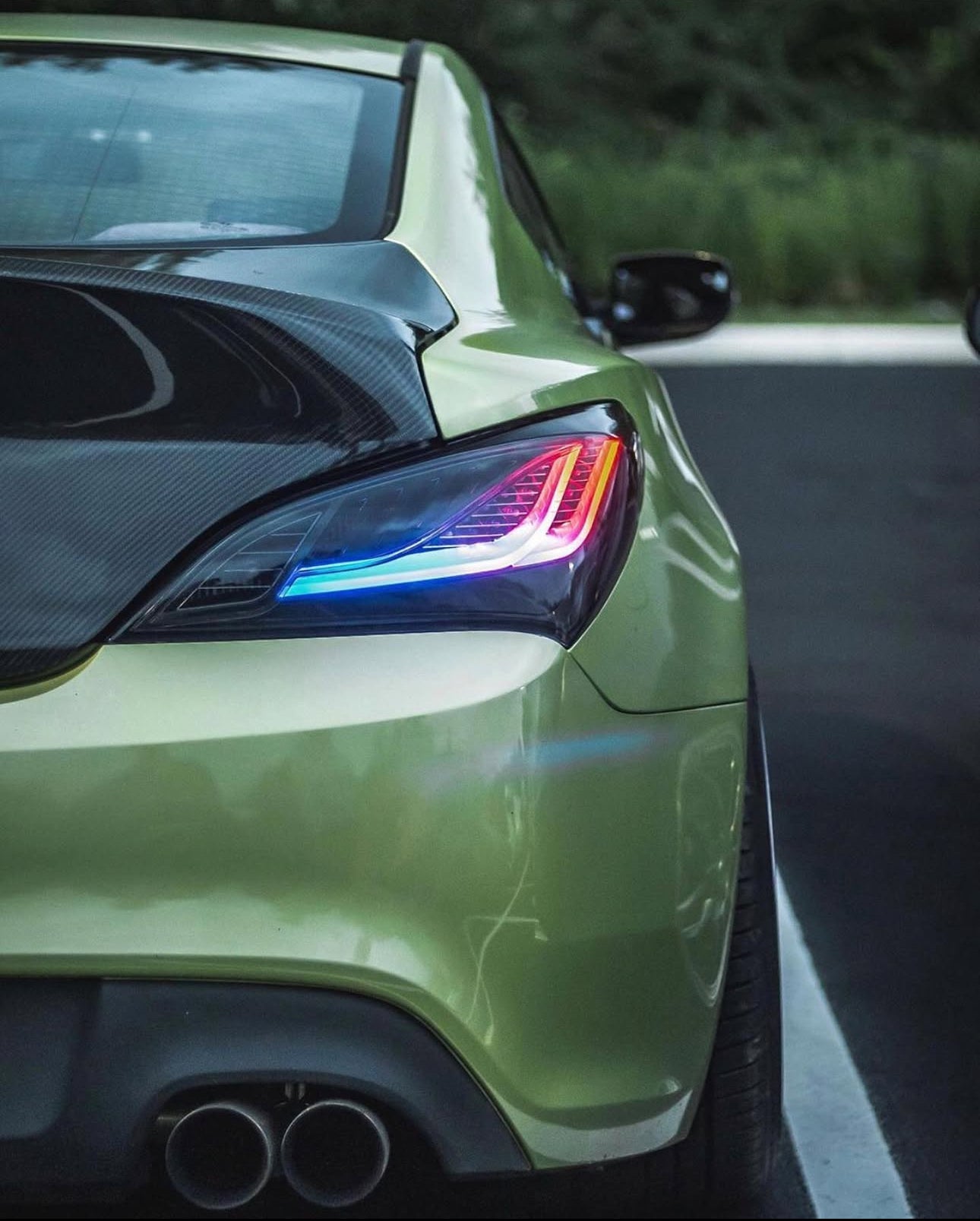 NTXGlow BLACK Eagle Eye Tail Lights (2010-2016 Hyundai Genesis Coupe)